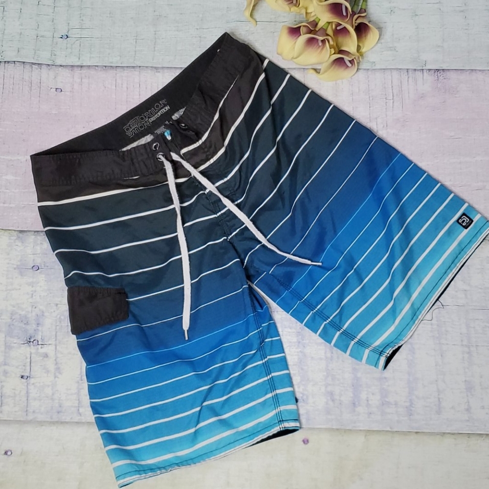 Distortion Men's Hybrid Board Shorts